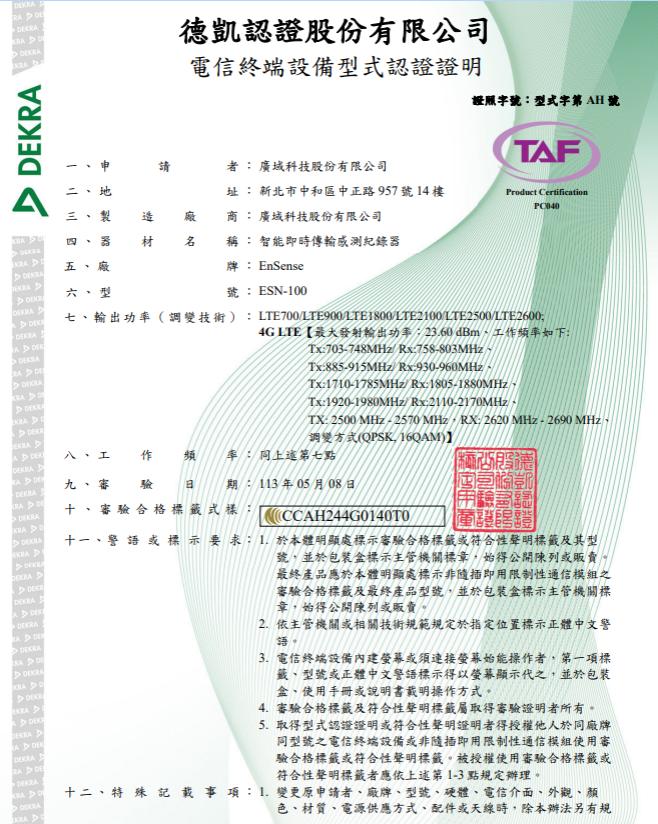 Certification Photo